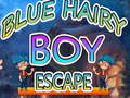 Xogo Escape de rapaz peludo azul en liña