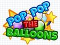 Xogo Pop Pop os globos  en liña