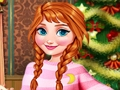 Xogo Deseño de xersei de Nadal de Anna Frozen  en liña