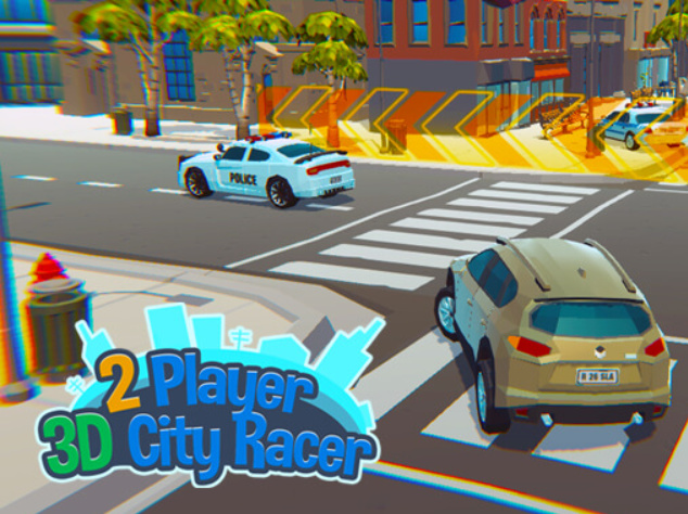 Xogo 2 xogadores 3D City Racer  en liña