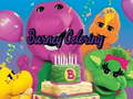 Xogo Barney para colorear  en liña