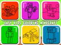 Xogo Fácil para colorear para nenos Minecraft  en liña