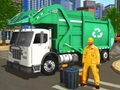 Xogo Simulador de tractor 3D de limpeza da cidade en liña