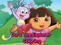 Xogo Dora a exploradora para colorear  en liña
