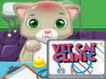 Xogo Clínica veterinaria para gatos  en liña