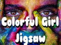 Xogo Jigsaw nena colorida  en liña