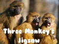 Xogo Tres monos Jigsaw  en liña