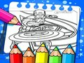 Xogo Libro para colorear Capitán América  en liña