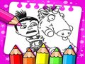 Xogo Libro para colorear para imprimir Despicable Me  en liña