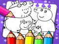 Xogo Libro para colorear Peppa Pig  en liña
