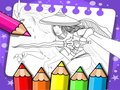 Xogo Libro para colorear Raya e o último dragón  en liña