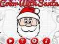Xogo Colorea con Papá Noel  en liña