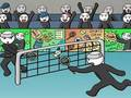 Xogo Figura Stickman Bádminton 3 en liña