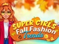 Xogo Tendencias de moda de outono de Super Girls  en liña