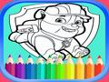 Xogo Libro para colorear PAW Patrol  en liña
