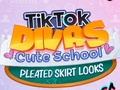Xogo Looks de saia plisada escolar de TikTok Divas  en liña
