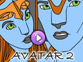 Xogo Libro de cores Avatar 2  en liña