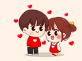 Xogo Axuda ao puzzle Slide The Couple  en liña