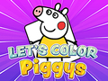 Xogo Imos colorear Piggys  en liña