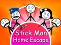 Xogo Fuga de Stickman Home en liña
