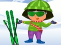 Xogo Vestirse de Dora Ski  en liña