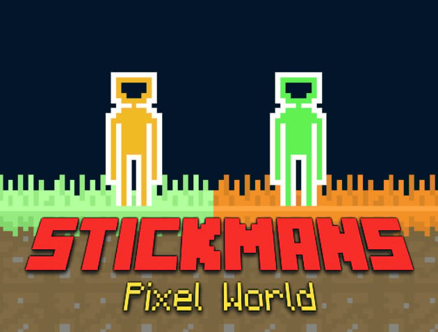 Xogo Stickmans Pixel World en liña