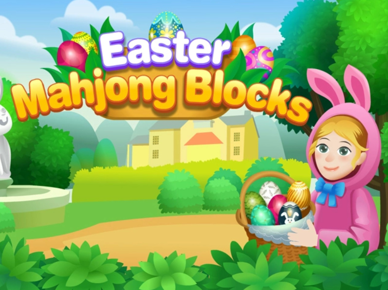 Xogo Mahjong Blocks Pascua  en liña