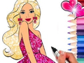 Xogo Libro para colorear: Barbie  en liña