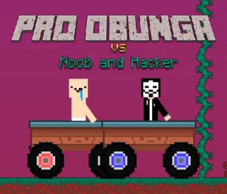Xogo Pro Obunga vs Noob e Hacker  en liña