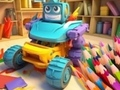 Xogo Libro para colorear: Transforming Car Robot  en liña