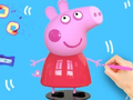 Xogo Libro para colorear: Peppa Pig  en liña