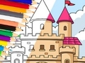 Xogo Libro para colorear: Castelo  en liña
