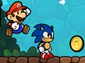 Xogo Super Mario e Sonic  en liña