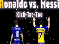 Xogo Messi vs Ronaldo Kick Tac Toe en liña