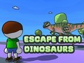 Xogo Escapar dos dinosauros  en liña
