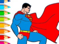 Xogo Libro para colorear: Superman  en liña