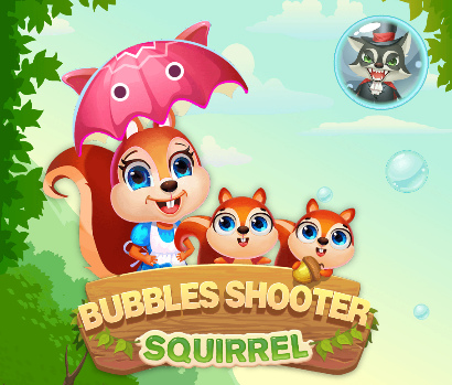 Xogo Squirrel de tirador de burbullas en liña