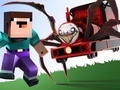 Xogo Noob vs tren araña  en liña