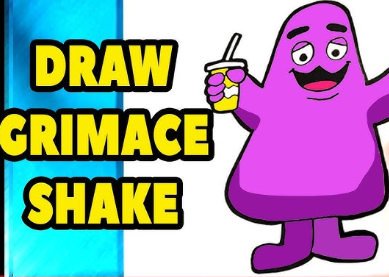 Xogo Grimace Shake: debuxa e borra  en liña