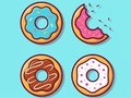 Xogo Libro para colorear: Donuts  en liña