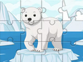 Xogo Crebacabezas: oso polar  en liña