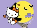 Xogo Libro para colorear: Kitty Halloween  en liña