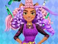 Xogo Desafío de peiteado Clawdia Wolfgirl  en liña