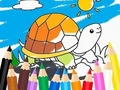 Xogo Libro para colorear: Sunny Turtle  en liña