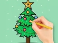 Xogo Libro para colorear: Árbore de Nadal  en liña