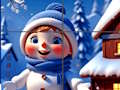 Xogo Feliz puzzle do boneco de neve  en liña