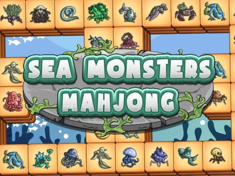 Xogo Mahjong dos monstros mariños  en liña