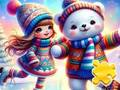 Xogo Crebacabezas: Girl On The Rink  en liña