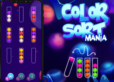 Xogo Mania de clasificación de cores  en liña