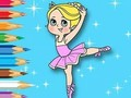 Xogo Libro para colorear: Ballet Girl  en liña